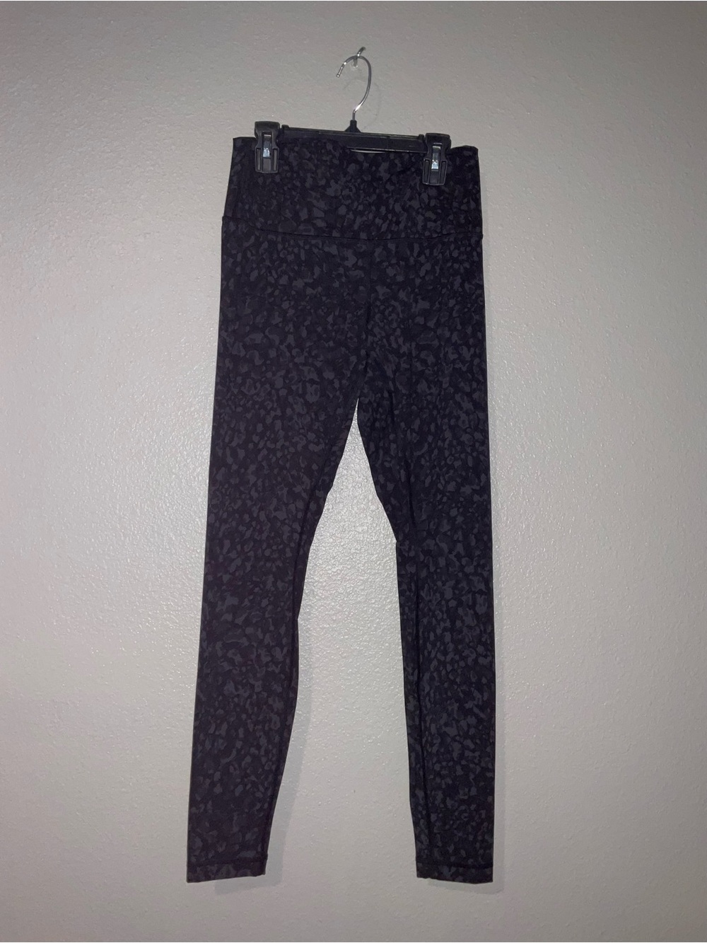 lululemon athletica Black Animal Print Leggings